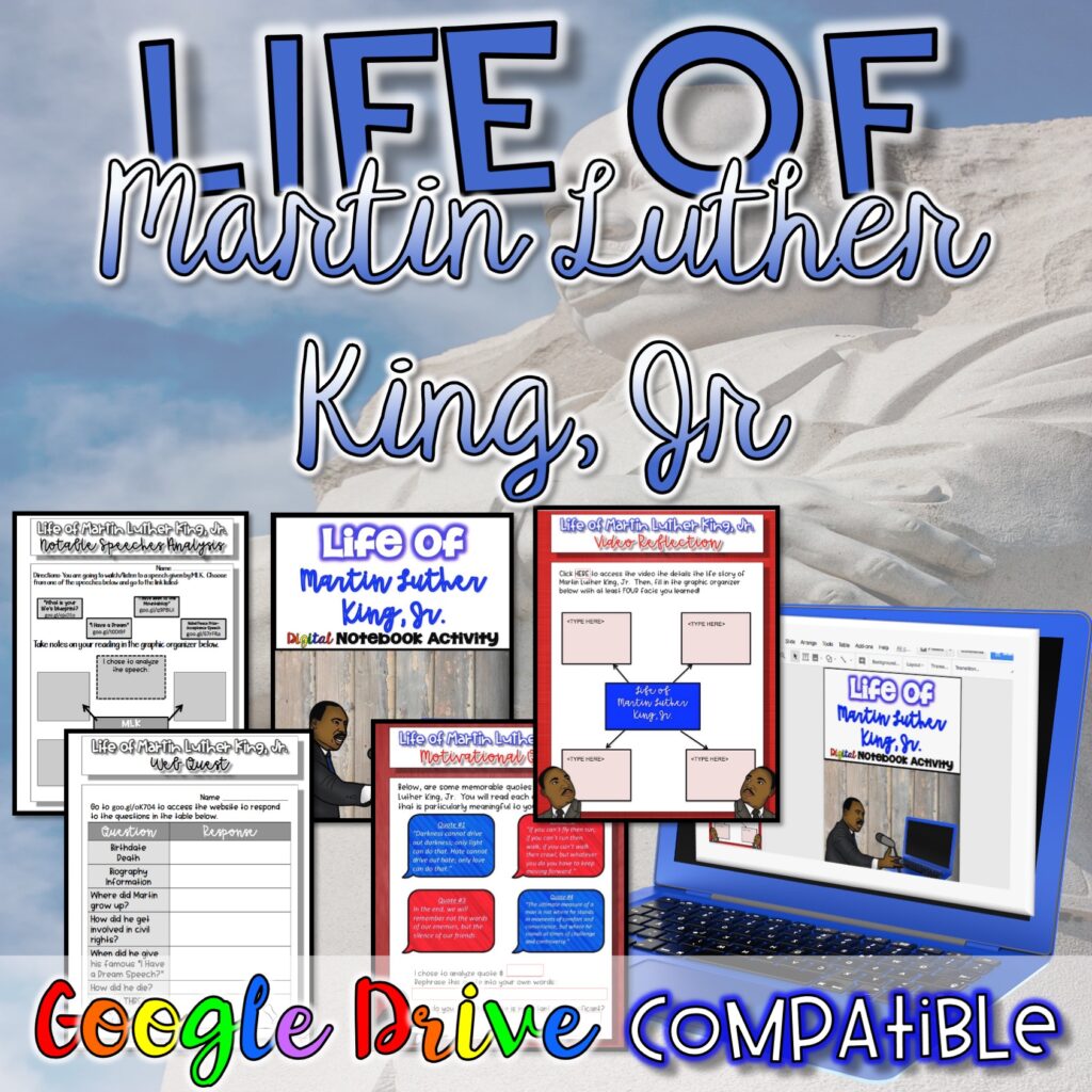life-of-martin-luther-king-jr-activity