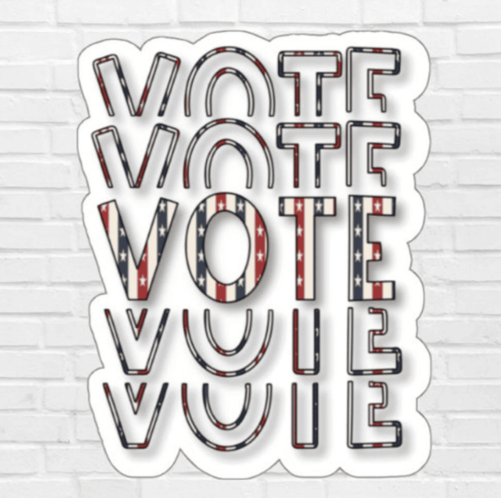 VOTE Inspirational Sticker | History From The Middle