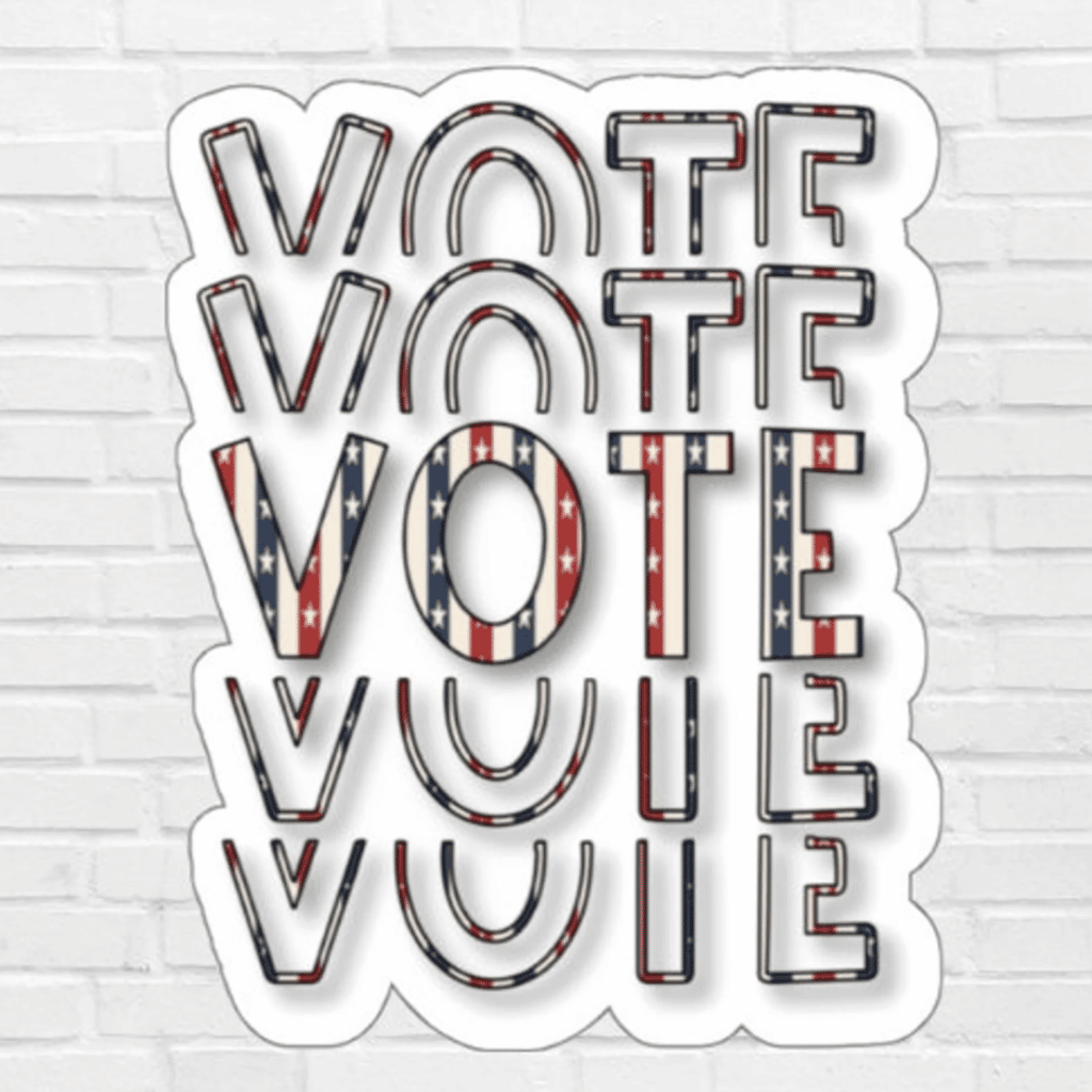 Vote Meme Sticker VOTE Inspirational Sticker | History From The Middle