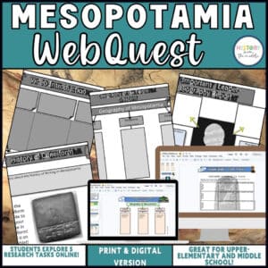 Mesopotamia WebQuest cover