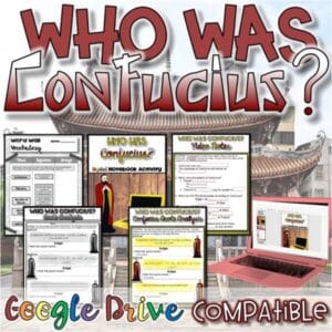 Who Was Confucius? – Reading, Video Notes & Quote Analysis – Print & Digital