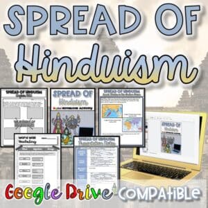 Spread of Hinduism – Angkor Wat & Indian Ocean Trade Activities – Print & Digital